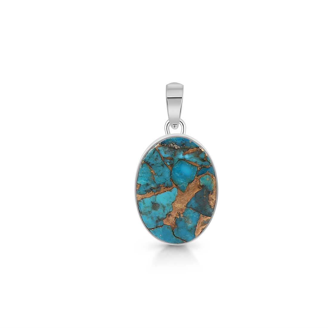 Turquoise (Copper) Pendant-(TRC-P-10.)